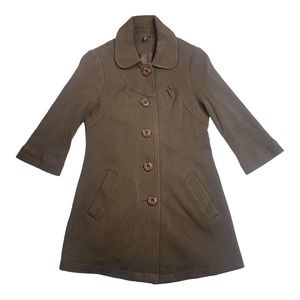 Ambition Dark Brown Quarter Sleeves Jacket